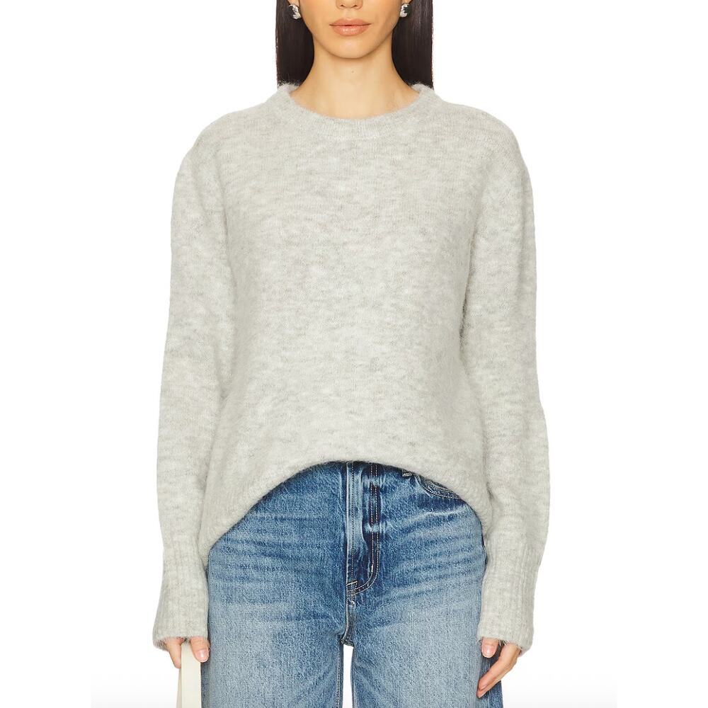NWT Pistola Ivy Crewneck Oversized Cozy Pullover Sweater Soft Gray Women's Small - Picture 6 of 7